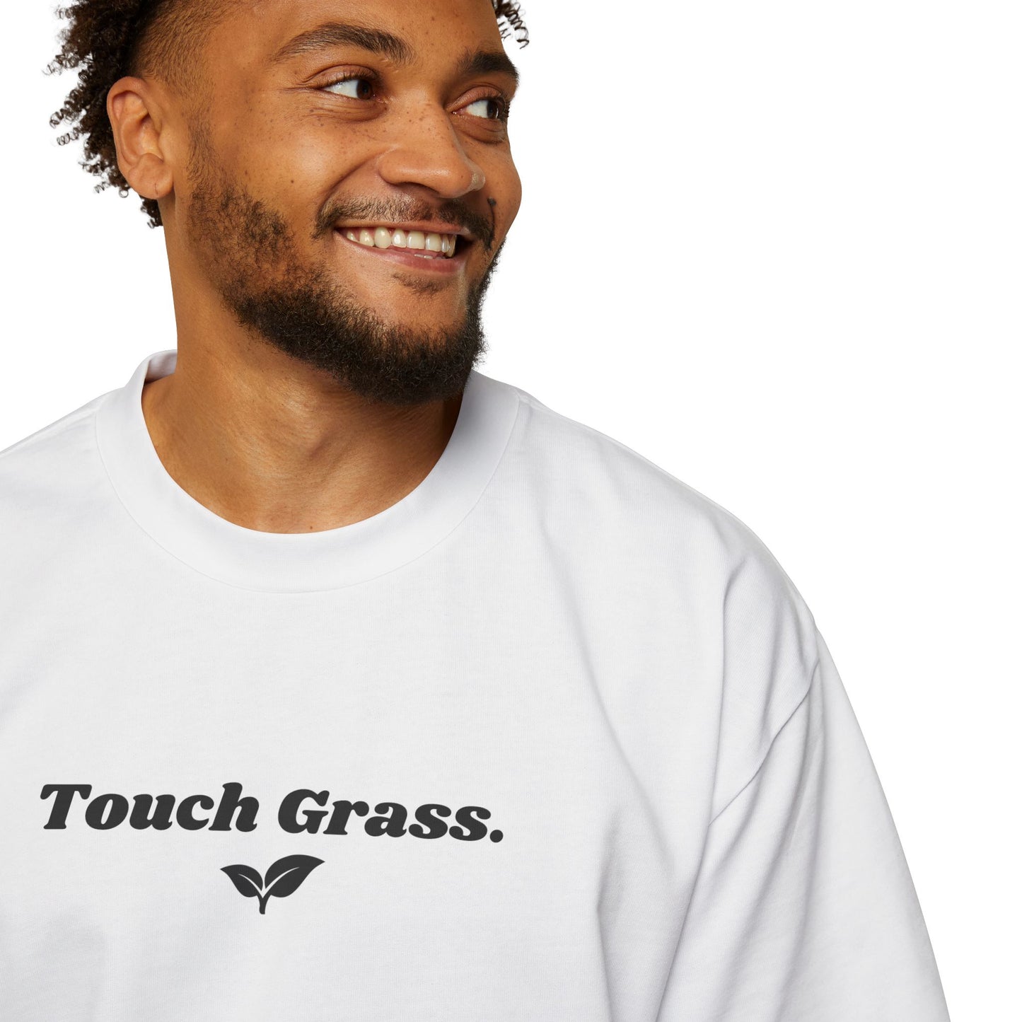 "Touch Grass" Oversized Premium Tee