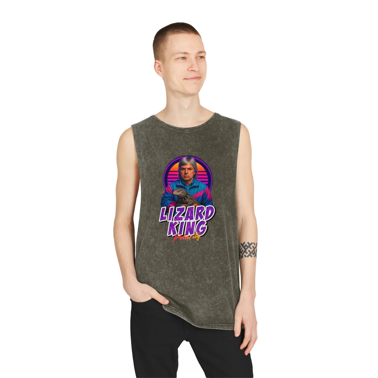 Lizard King Stonewash Tank Top