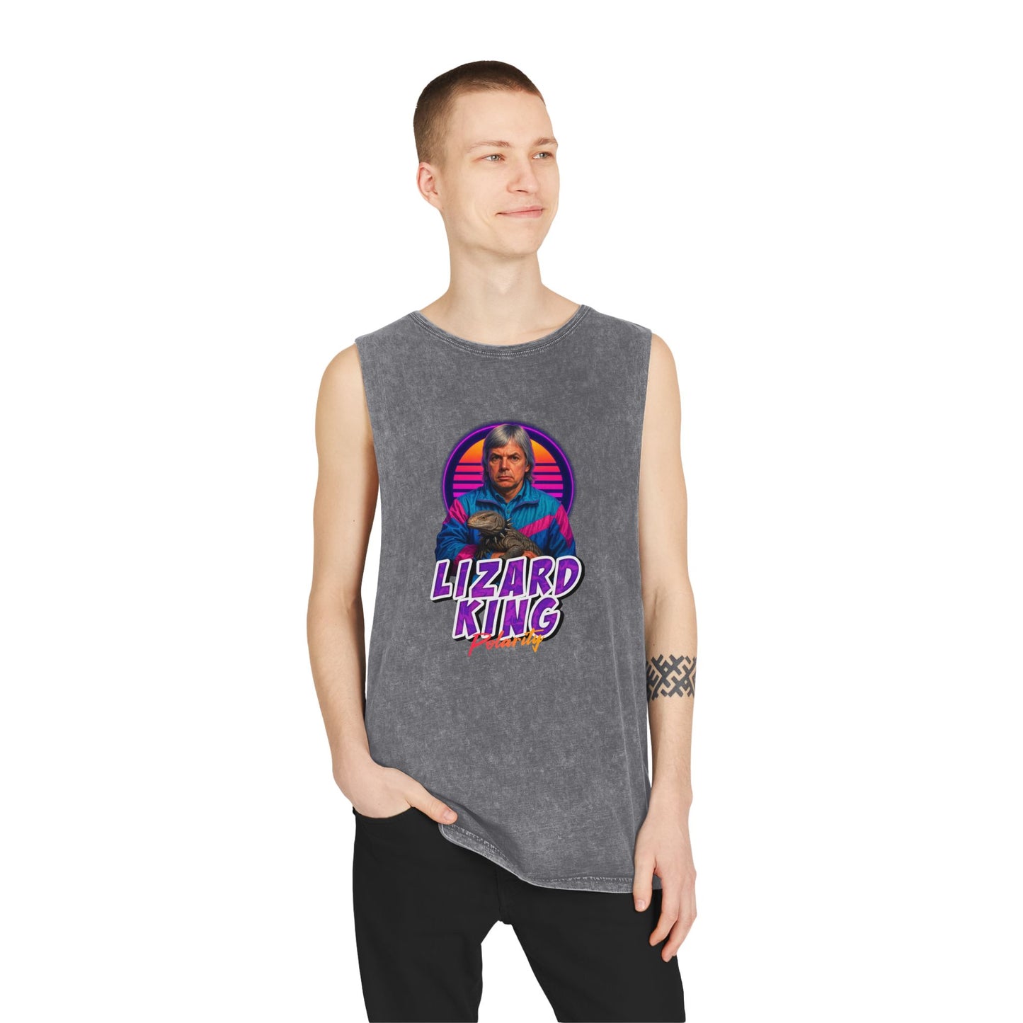 Lizard King Stonewash Tank Top