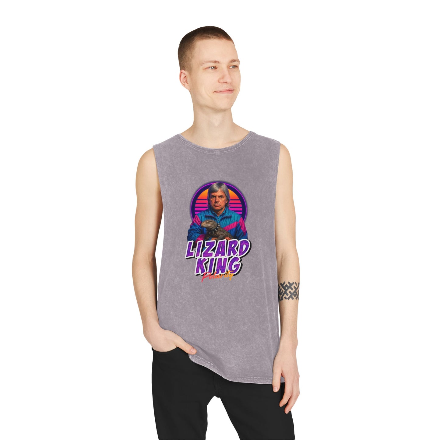 Lizard King Stonewash Tank Top