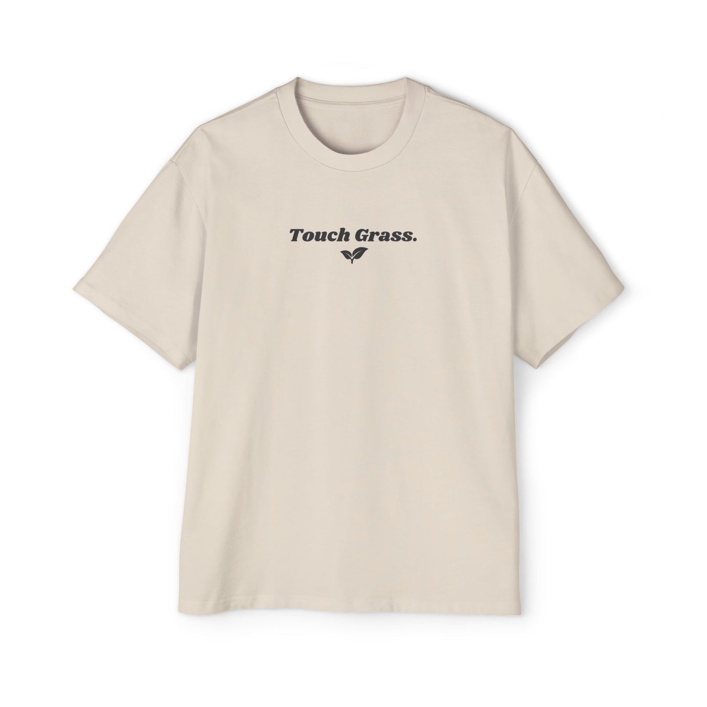"Touch Grass" Oversized Premium Tee