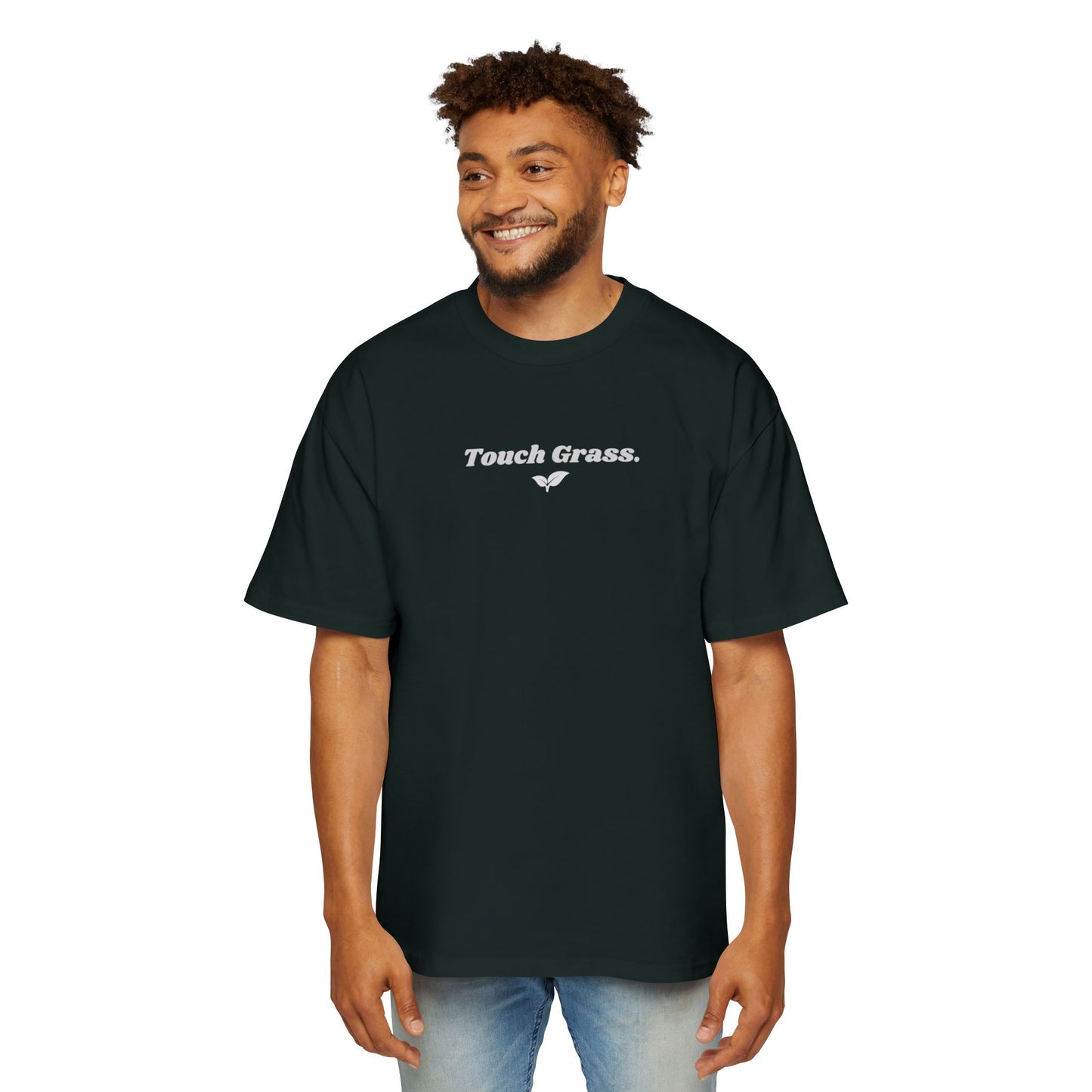 "Touch Grass" Oversized Premium Tee